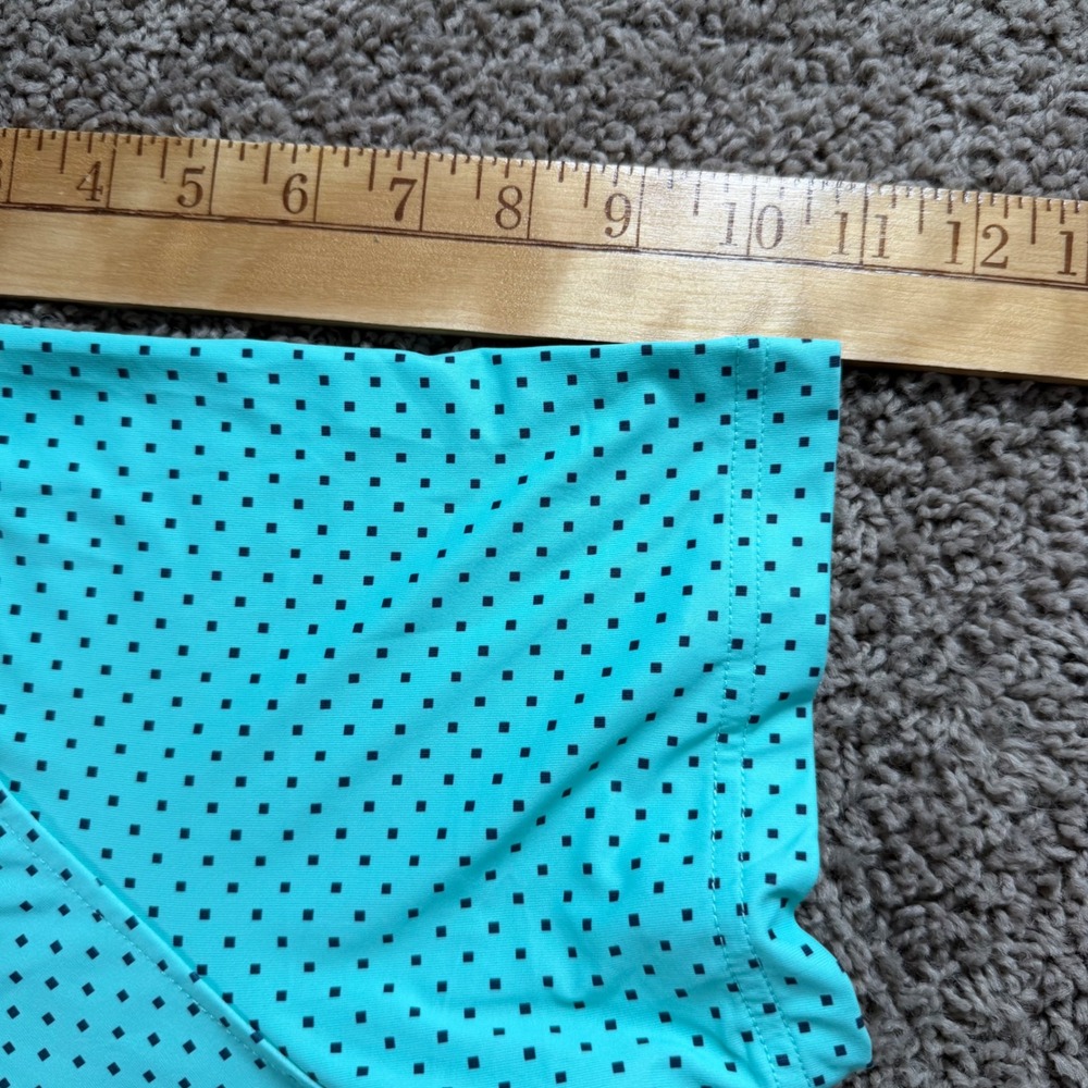 Graham Luxe Turquoise Geometric Golf Polo Shirt‎ mens 2XL streetwear preppy tall - Picture 9 of 10